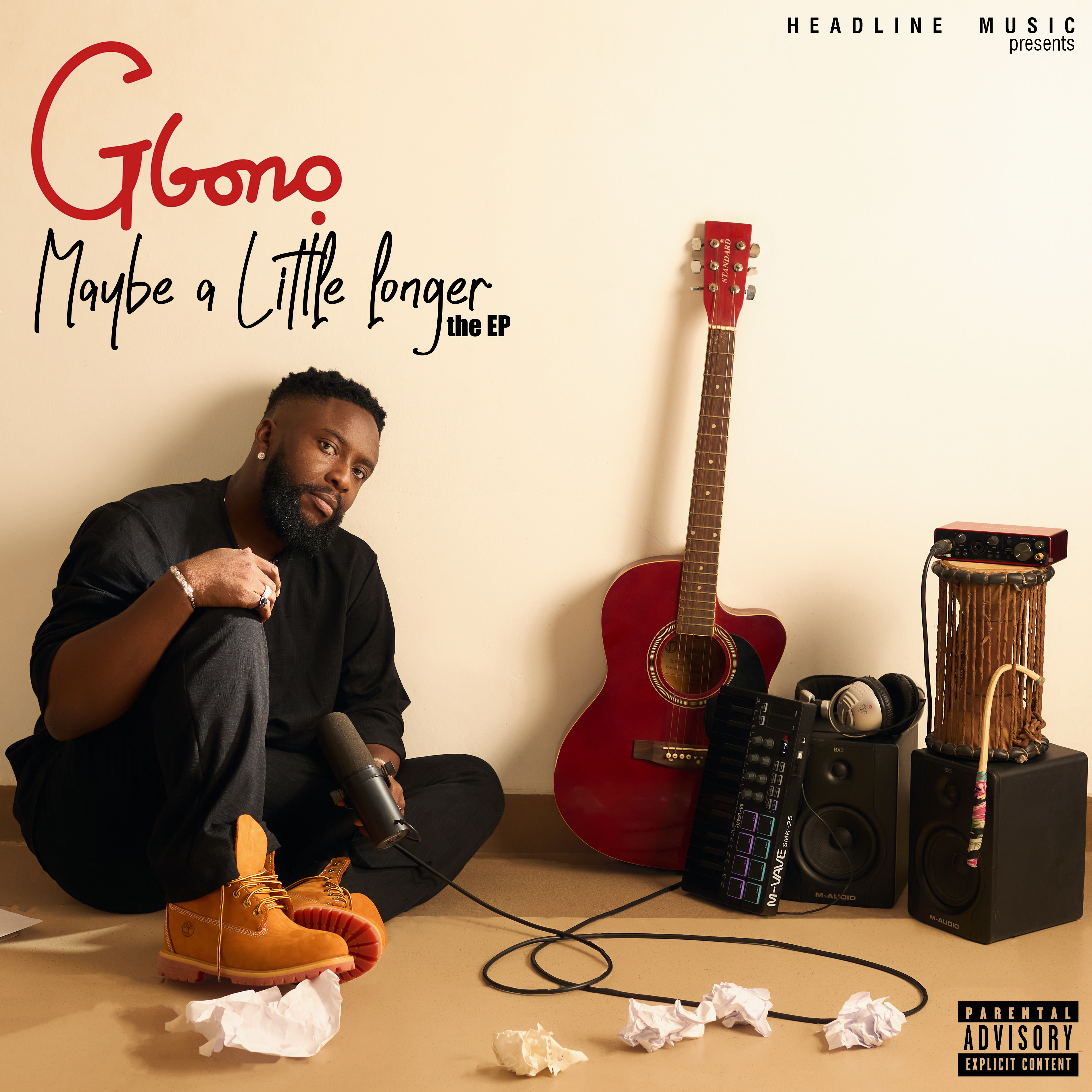 Maybe A Little Longer EP by Gbono album art